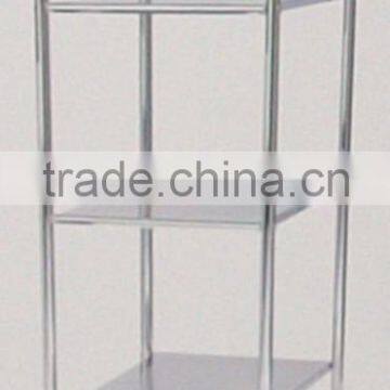 3 tier arch type metal steel tube storage rack cart