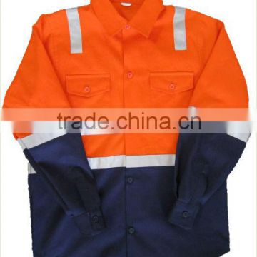 high visibility reflective safey shirt long sleeves