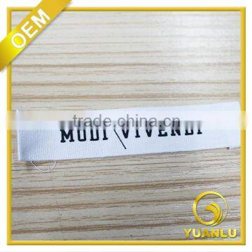 Factory provided custom garment printing label clothing label