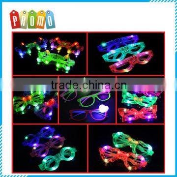 Wholesale Crazy Funny Plastic Led Flashing Party Glasses