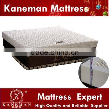 Thick natural latex foam Knitted fabric removable zipper off mattress