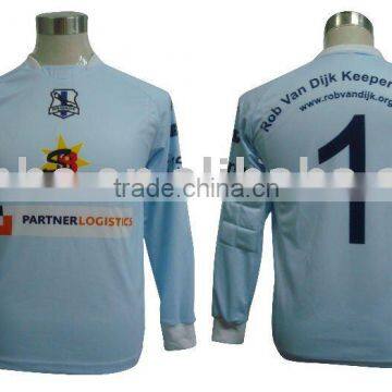 Sublimated football goalkeeper shirt