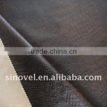 Polyester Bronzing Suede Fabric, Tricot Suede Fabric for garment