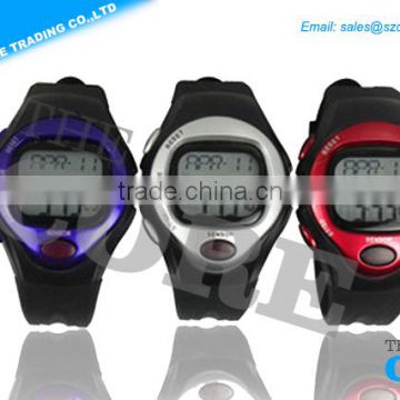 PROMOTIONAL FASHIONAL FITNESS SPORT WATCH, DIGITAL BODY FIT HEART RATE MONITOR WATCH, CALORIE COUNTER SPORT WATCH