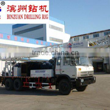 300m-BZC350DF Truck Mounted Drilling Rig