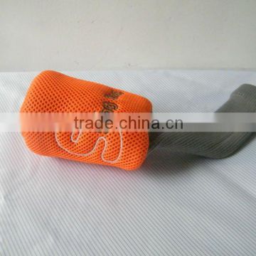 orange kniting golf club head cover