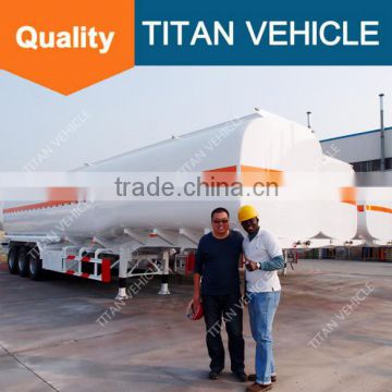 oil tank trailer 3 axle fuel tank trailer transport oil for sale