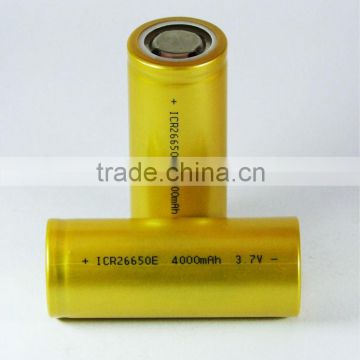 26650 3.7V 4000mah battery