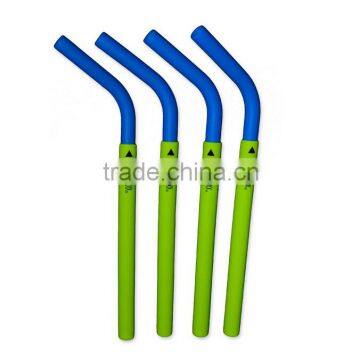 2016 Silicone Reusable Drinking Straws Adjustable Length plastic straw