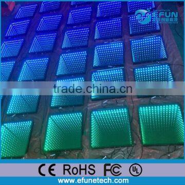 Modern design RGB color disco panels portable 3d led dance floor