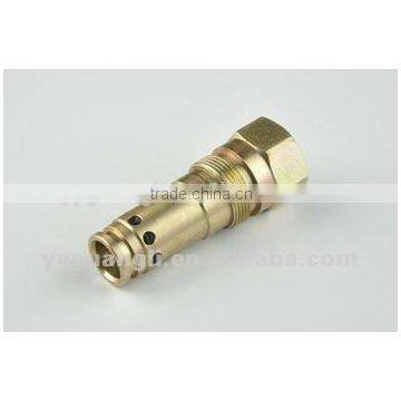 cnc brass fittings used for solenoid valve ,cartridge valve ,cartridge valve threaded ,logic valve in Yuken series valve