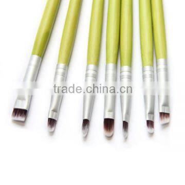 24pcs Vegan Bamboo Handle Makeup Brush Set With Powder Angled Foundation Lip Eye Brush photo-4