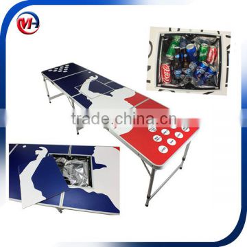 Beer Pong table with cooler/OEM custom beer pong table / beerpong