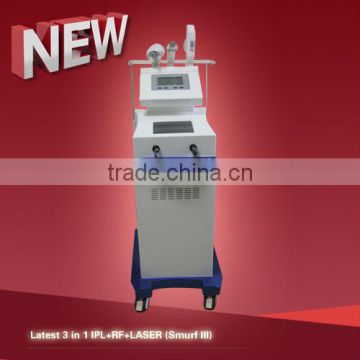 Best service&Portable E-light+RF+Laser tattoo removal multifunction machine for sale with Operation video(FB-LJL-III) with CE