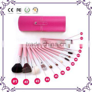 PU Leather Travel Cosmetic Brush Pen Holder Storage Empty Holder Makeup Artist Bag Brushes Organizer Make Up Tools 4 Color