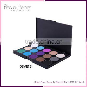 New style muti color 15 wholesale makeup eyeshadow palette