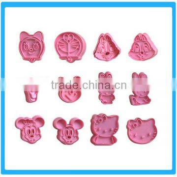 China Cuatomized Plastic Animal Shaped Cookie Cutter Set,Various Non-stick Cookie Cutters