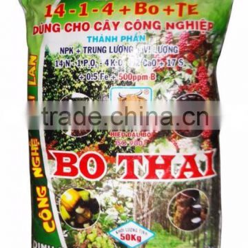 Nitro BO CNN (15-1-3+BO+TE) :Specialized NPK Compound Fertilizer For Industrial Crop