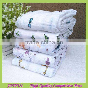 Baby wholesale reusable cotton muslin swaddle