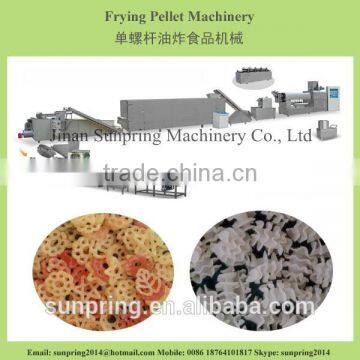 Frying snack pellet extruder machine