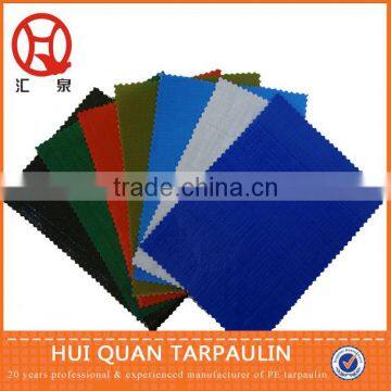 HuiQuan Rotproof pe tarpaulin with pp rope and aluminum eyelet