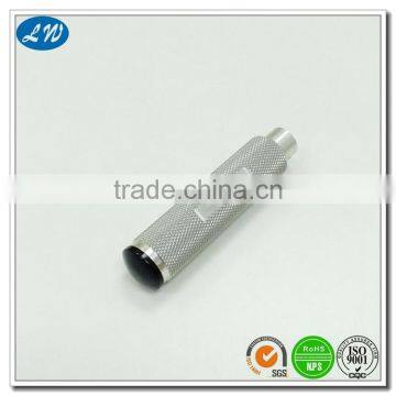 Aluminum parts with diamond pattern knurled from Chinese manufacturer