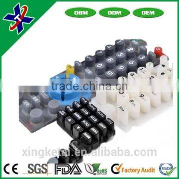 High quality Custom Silicone Button Keypad Remote Control /Silicone Press