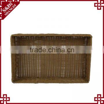 Handwoven Food-safe Accept OEM Large Size Basket Supermarket Display Shelves for Vegetable photo-3