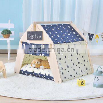 Promotional Polular dog cat pet teepee house bed tipi cage wholesale