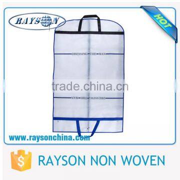 Customized Zippered Men's Garment Suit Hanger Bag Nonwoven Suit Cover Bag photo-2