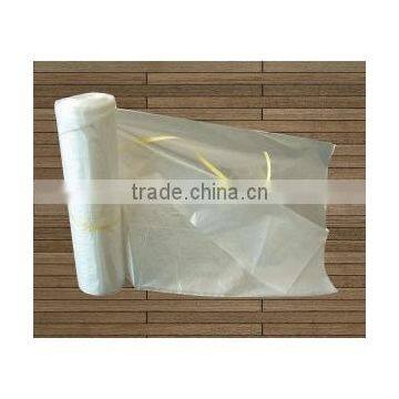 LDPE transparent recycled garbage bag on roll