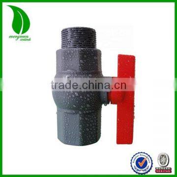 MALE MALE PVC BALL VALVE