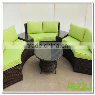 Audu Ratttan Wicker Outdoor Circular Sofas photo-3