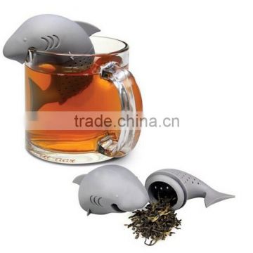 2015 New Product Shark Shape Silicone Tea Infuser