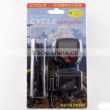 2015 Most Popular Promotion Multifunction Mountain Bike Waterproof Cycle Computer LCD Display Bicycle Computer photo-3