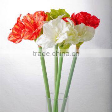 SJ1012074 Artificial wholesale factory price hippeastrum amaryllis flower silk