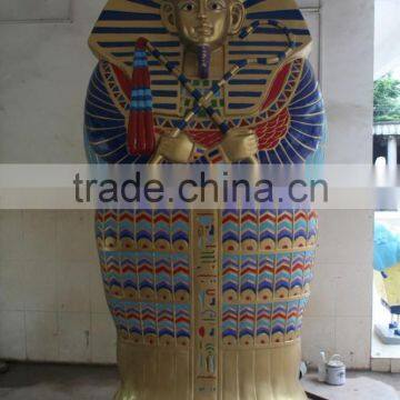 The Egypt Style Resin Fiberglass Large Egypt Primitive Man Statue photo-5