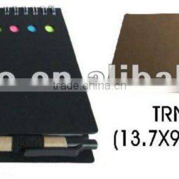 Best selling sticky memo pad with recycled ball pen for promotion