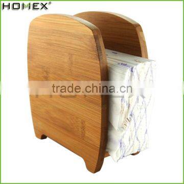 Wholesale Hotel Bamboo Recipe File or Napkin Holder Ecof-friendly Kitchens Bamboo Recipe Card Box and File Holder Hig/Homex_BSCI photo-2