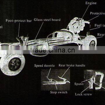 China Made Gas Scooter Gas Skate Board:factory Outlets 4 Stroke 49cc Gas Skateboard photo-5
