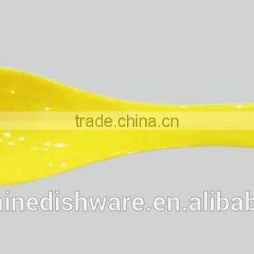 melamine yellow spoon