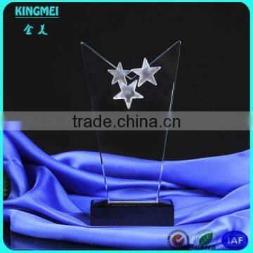 KM-ZP85 2014 Factory Wholesale Customized Clear Acrylic Award&trophy,blank Glass Crystal Awards photo-2