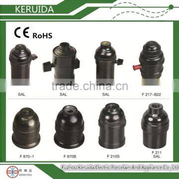 E27 Bakelite Pendant Black Lamp Socket /plastic Lighting Holder/lamp Holder photo-3