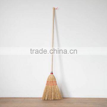 Corn Fiber Heavy-Duty Wire Banded Warehouse Soft Industrial Broom