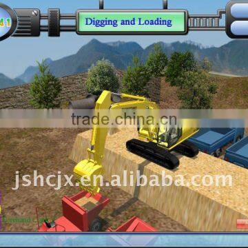 Excellent excavator training simulator