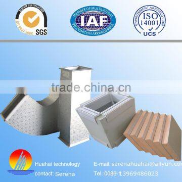 Pre-insulated 20/25/30mm phenolic/PU/PIR air duct panel