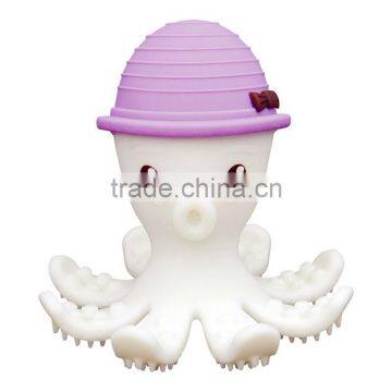 ICTI-Certified Safe Octopus Baby Teething Toy photo-3
