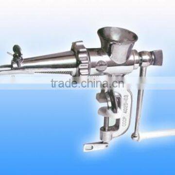 manual aluminum meat mincer with juicer / meat grinder