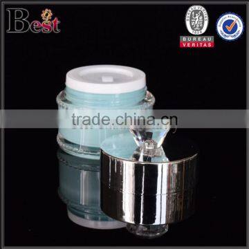 0.5 oz Blue Acrylic Cream Jar for Sale photo-2