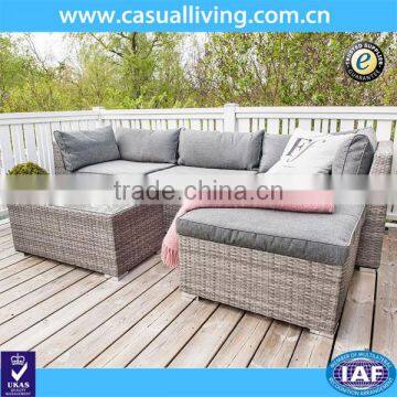 Factory Production Outside Rattan Furniture Patio Sofa Set